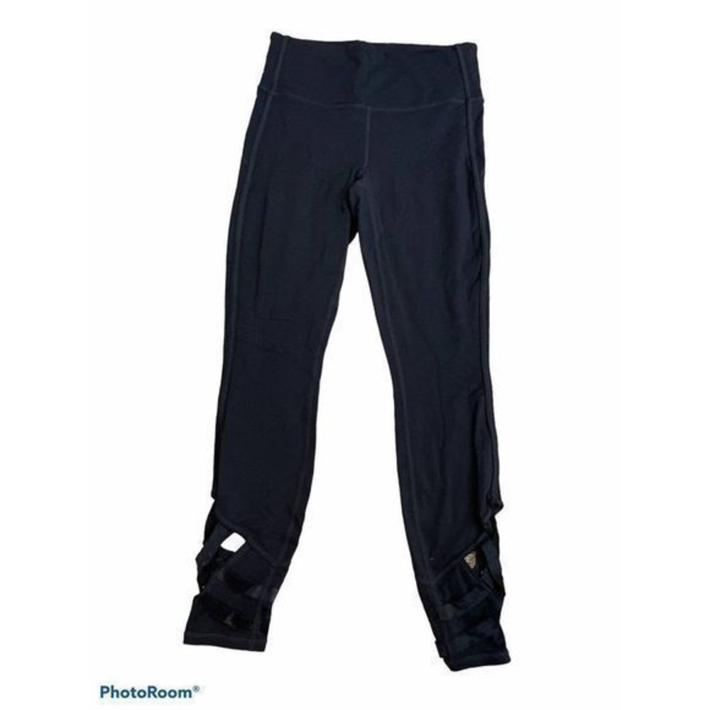 ATHLETA Womens Size Small High Rise Black Leggings 7/8 Sublime Yoga 778167